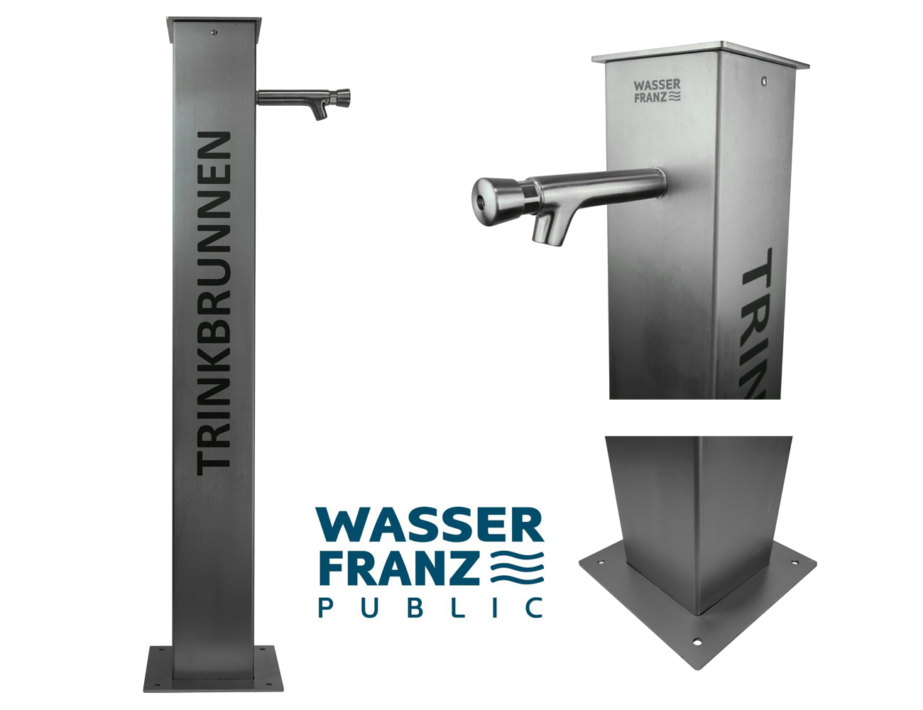 Trinkbrunnen der Firma Wasserfranz, Modell Zeus